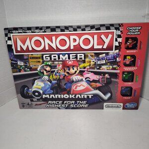 2018 Monopoly Gamer Mario Kart Race for highest score Board Game Ages 8+